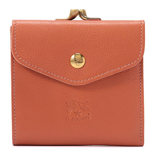 並行輸入 イルビゾンテ 2つ折り財布 IL BISONTE ヴァッケッタ C0423 EP 3052 SMW011 PVX005 OR145Bユニセックス テラコッタ | IL BISONTE