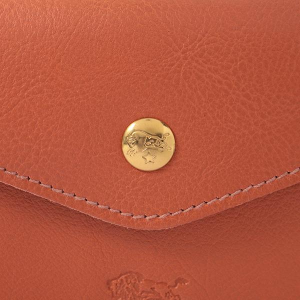 並行輸入 イルビゾンテ 2つ折り財布 IL BISONTE ヴァッケッタ C0423 EP 3052 SMW011 PVX005 OR145Bユニセックス テラコッタ | IL BISONTE | 06