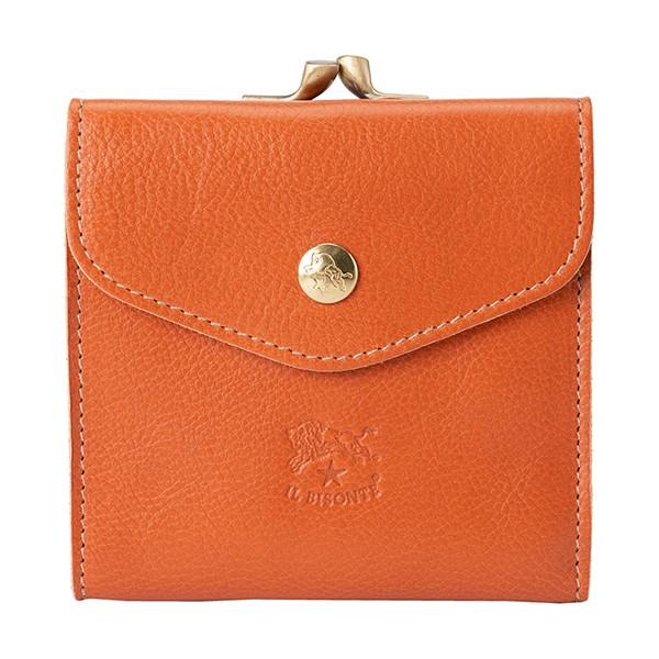 並行輸入 イルビゾンテ  2つ折り財布 ヴァッケッタ C0423 P 145 キャラメル 茶系 爆買 | IL BISONTE