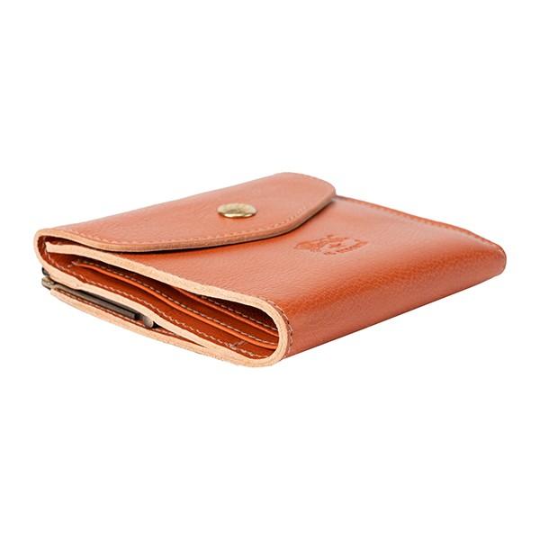 並行輸入 イルビゾンテ  2つ折り財布 ヴァッケッタ C0423 P 145 キャラメル 茶系 爆買 | IL BISONTE | 02