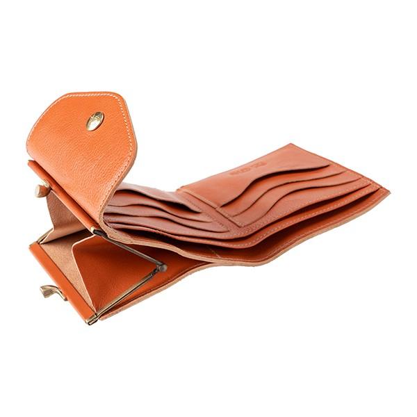 並行輸入 イルビゾンテ  2つ折り財布 ヴァッケッタ C0423 P 145 キャラメル 茶系 爆買 | IL BISONTE | 04