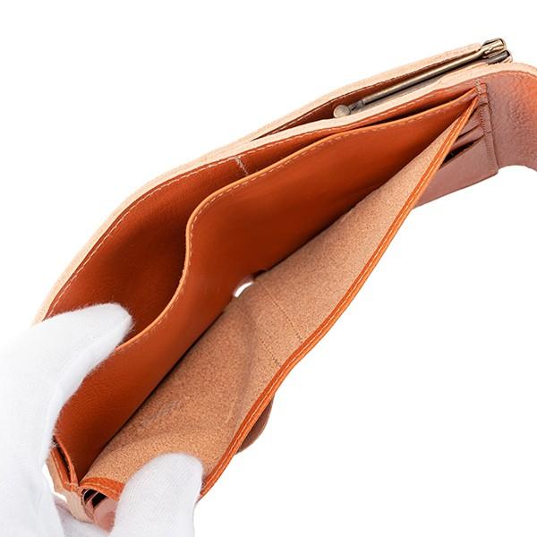 並行輸入 イルビゾンテ  2つ折り財布 ヴァッケッタ C0423 P 145 キャラメル 茶系 爆買 | IL BISONTE | 05