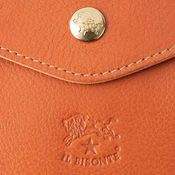 並行輸入 イルビゾンテ  2つ折り財布 ヴァッケッタ C0423 P 145 キャラメル 茶系 爆買 | IL BISONTE | 07