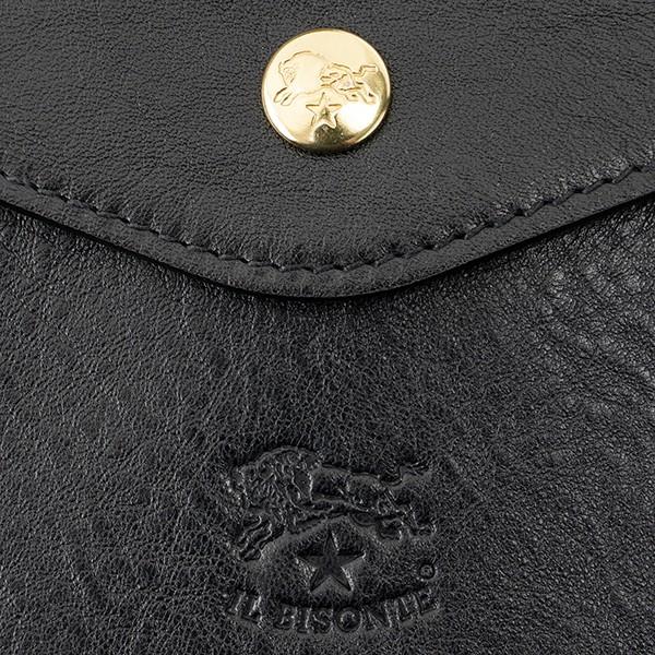 並行輸入 イルビゾンテ  2つ折り財布 ヴァッケッタ C0423 P 153 ブラック 黒 爆買 | IL BISONTE | 07