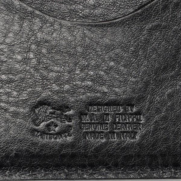 並行輸入 イルビゾンテ  2つ折り財布 ヴァッケッタ C0423 P 153 ブラック 黒 爆買 | IL BISONTE | 08