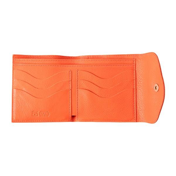 並行輸入 イルビゾンテ  2つ折り財布 ヴァッケッタ C0423 P 166 オレンジ 爆買 | IL BISONTE | 03