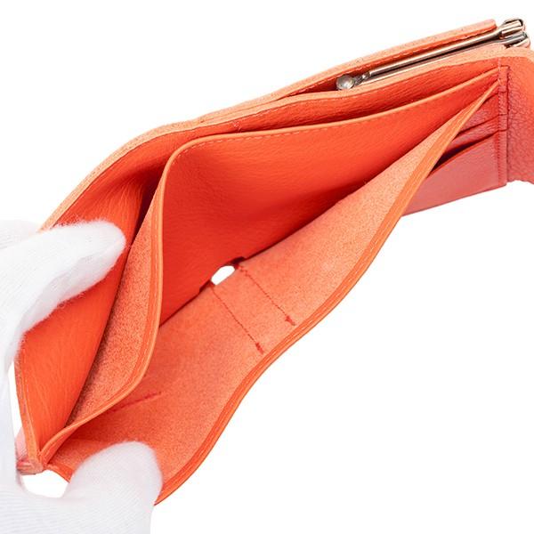 並行輸入 イルビゾンテ  2つ折り財布 ヴァッケッタ C0423 P 166 オレンジ 爆買 | IL BISONTE | 05