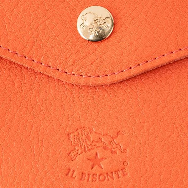 並行輸入 イルビゾンテ  2つ折り財布 ヴァッケッタ C0423 P 166 オレンジ 爆買 | IL BISONTE | 07