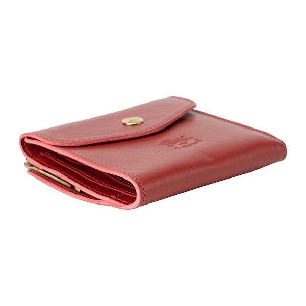 並行輸入 イルビゾンテ 2つ折り財布 IL BISONTE ヴァッケッタ C0423 P 245レディース ダークレッド 赤 | IL BISONTE | 02