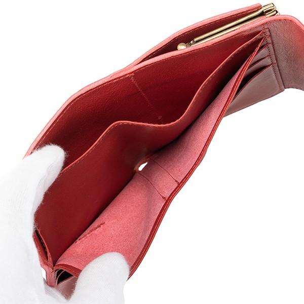 並行輸入 イルビゾンテ 2つ折り財布 IL BISONTE ヴァッケッタ C0423 P 245レディース ダークレッド 赤 | IL BISONTE | 05