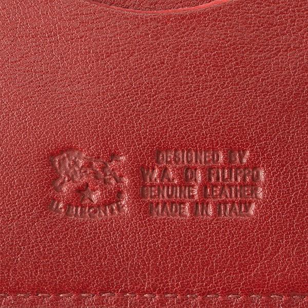 並行輸入 イルビゾンテ 2つ折り財布 IL BISONTE ヴァッケッタ C0423 P 245レディース ダークレッド 赤 | IL BISONTE | 08
