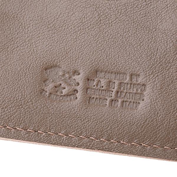 並行輸入 イルビゾンテ  2つ折り財布 ヴァッケッタ C0423P618 SMW011 PV0005 GY103 グレージュ 爆買 | IL BISONTE | 06