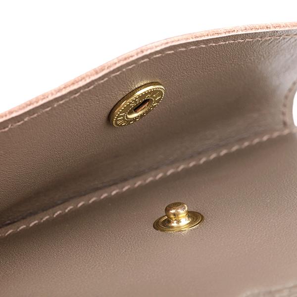 並行輸入 イルビゾンテ  2つ折り財布 ヴァッケッタ C0423P618 SMW011 PV0005 GY103 グレージュ 爆買 | IL BISONTE | 07