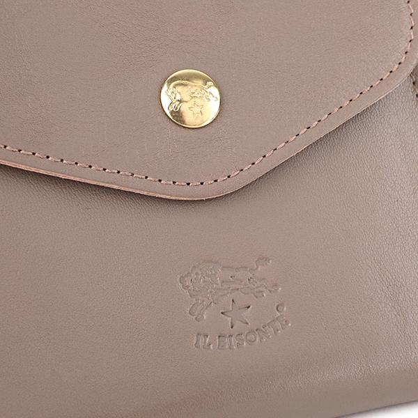 並行輸入 イルビゾンテ  2つ折り財布 ヴァッケッタ C0423P618 SMW011 PV0005 GY103 グレージュ 爆買 | IL BISONTE | 08