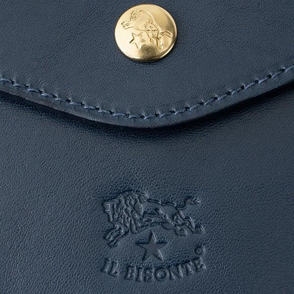 並行輸入 イルビゾンテ 2つ折り財布 IL BISONTE ヴァッケッタ C0423 P 866レディース ネイビーブルー 青 | IL BISONTE | 07
