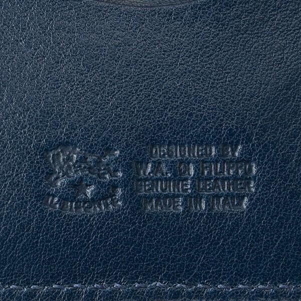 並行輸入 イルビゾンテ 2つ折り財布 IL BISONTE ヴァッケッタ C0423 P 866レディース ネイビーブルー 青 | IL BISONTE | 08