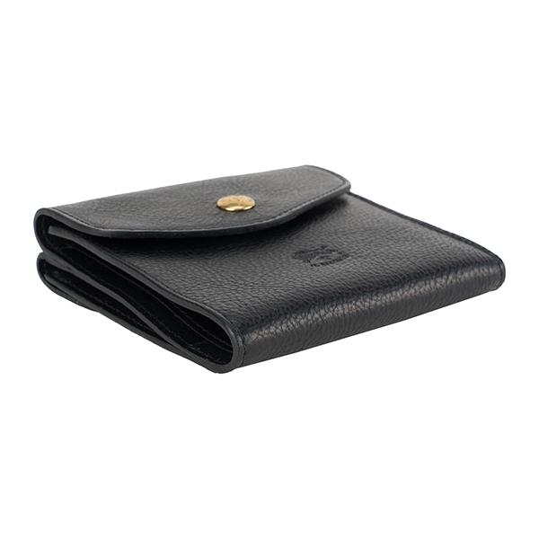 並行輸入 イルビゾンテ 2つ折り財布 IL BISONTE ヴァッケッタ C0424 P 153ユニセックス ブラック 黒 | IL BISONTE | 02