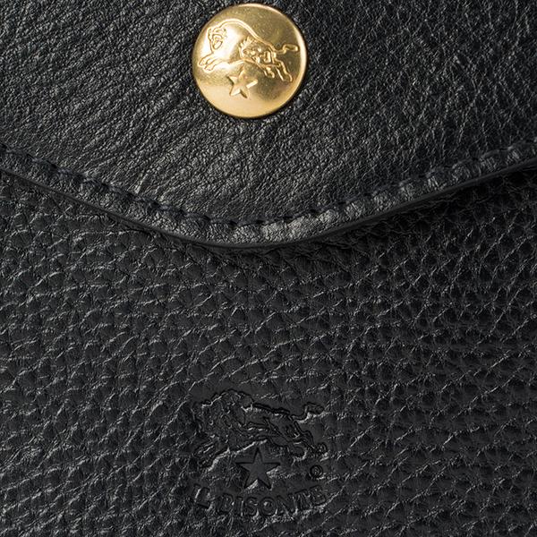 並行輸入 イルビゾンテ 2つ折り財布 IL BISONTE ヴァッケッタ C0424 P 153ユニセックス ブラック 黒 | IL BISONTE | 07