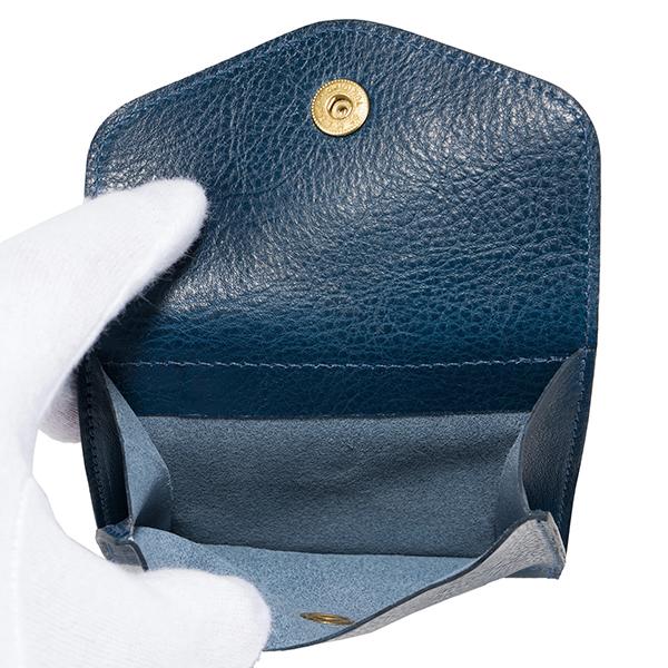 並行輸入 イルビゾンテ 2つ折り財布 IL BISONTE ヴァッケッタ C0424 P 866ユニセックス ネイビー 紺 青 | IL BISONTE | 06