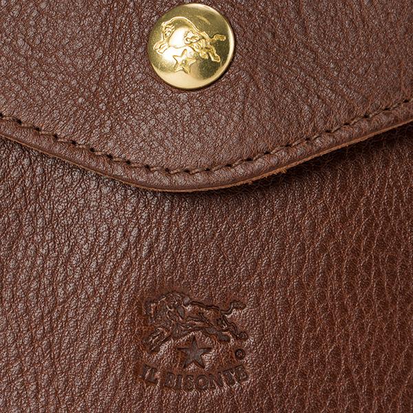 並行輸入 イルビゾンテ 2つ折り財布 IL BISONTE ヴァッケッタ C0424 P 869ユニセックス ブラウン 茶 | IL BISONTE | 07