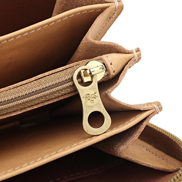 並行輸入 イルビゾンテ  長財布(ラウンドファスナー) ヴァッケッタ C0442 P 120 ナチュラル 爆買 | IL BISONTE | 07