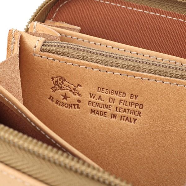 並行輸入 イルビゾンテ  長財布(ラウンドファスナー) ヴァッケッタ C0442 P 120 ナチュラル 爆買 | IL BISONTE | 08