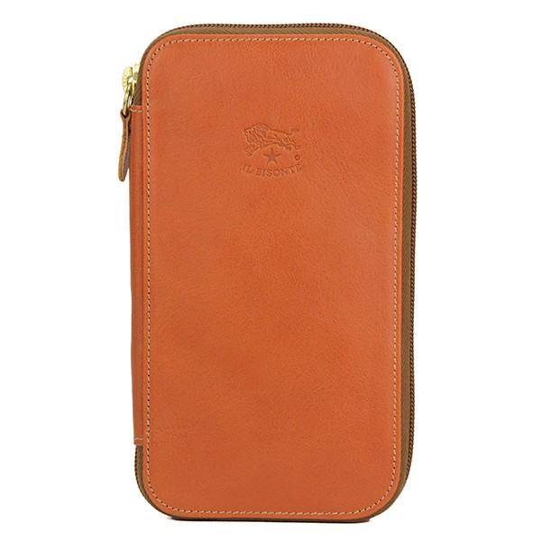 並行輸入 イルビゾンテ  長財布(ラウンドファスナー) ヴァッケッタ C0442 P145 ブラウン 茶 爆買 | IL BISONTE