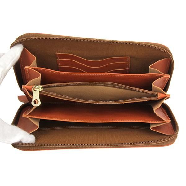 並行輸入 イルビゾンテ  長財布(ラウンドファスナー) ヴァッケッタ C0442 P145 ブラウン 茶 爆買 | IL BISONTE | 03