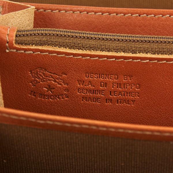 並行輸入 イルビゾンテ  長財布(ラウンドファスナー) ヴァッケッタ C0442 P145 ブラウン 茶 爆買 | IL BISONTE | 05