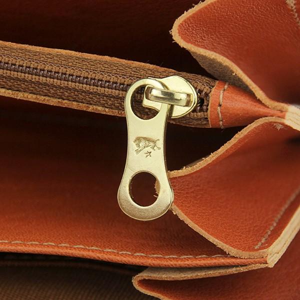 並行輸入 イルビゾンテ  長財布(ラウンドファスナー) ヴァッケッタ C0442 P145 ブラウン 茶 爆買 | IL BISONTE | 06