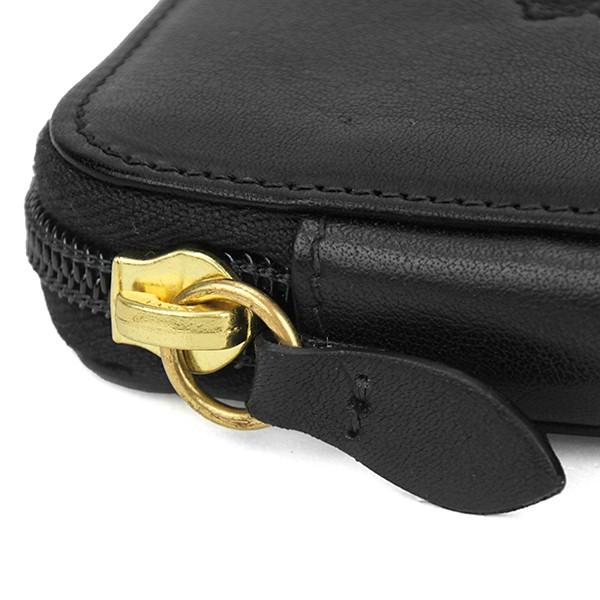 並行輸入 イルビゾンテ  長財布(ラウンドファスナー) ヴァッケッタ C0442 P153 ブラック 黒 爆買 | IL BISONTE | 08