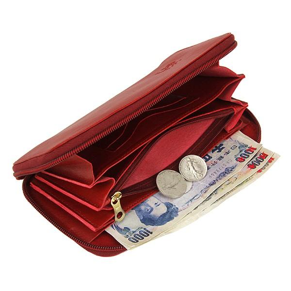並行輸入 イルビゾンテ 長財布(ラウンドファスナー) ロングウォレット C0442 P245 ダークレッド 赤 爆買 | IL BISONTE | 04