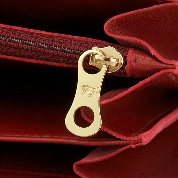 並行輸入 イルビゾンテ 長財布(ラウンドファスナー) ロングウォレット C0442 P245 ダークレッド 赤 爆買 | IL BISONTE | 06