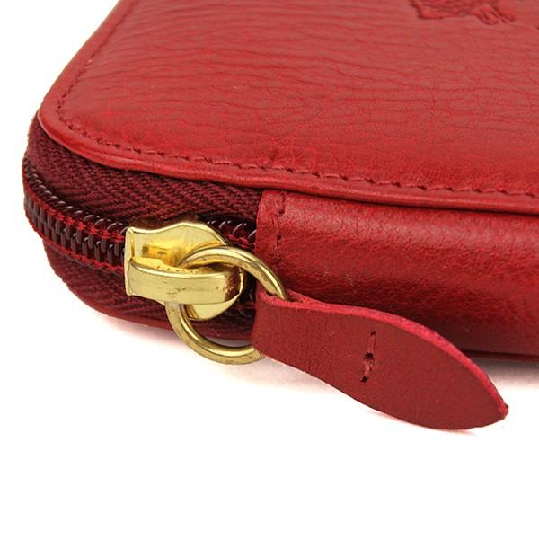 並行輸入 イルビゾンテ 長財布(ラウンドファスナー) ロングウォレット C0442 P245 ダークレッド 赤 爆買 | IL BISONTE | 08