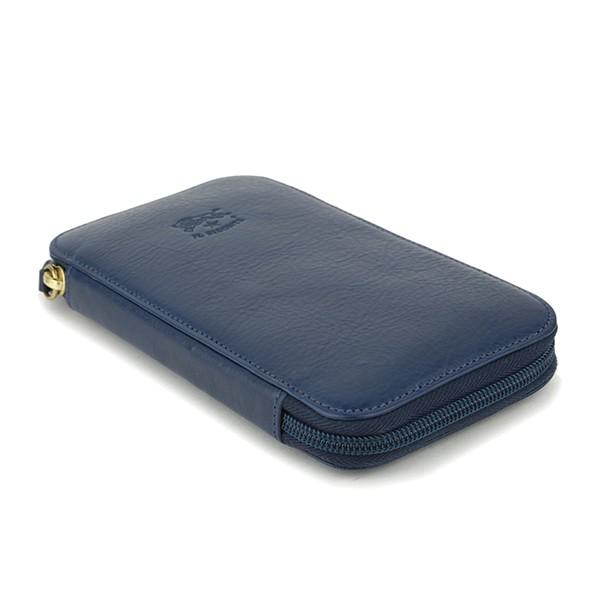 並行輸入 イルビゾンテ 長財布(ラウンドファスナー) ロングウォレット C0442 P 866  ブルー 青 爆買 | IL BISONTE | 02