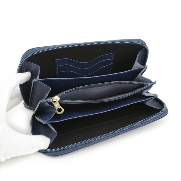 並行輸入 イルビゾンテ 長財布(ラウンドファスナー) ロングウォレット C0442 P 866  ブルー 青 爆買 | IL BISONTE | 03