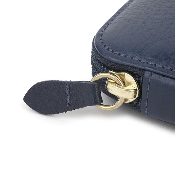 並行輸入 イルビゾンテ 長財布(ラウンドファスナー) ロングウォレット C0442 P 866  ブルー 青 爆買 | IL BISONTE | 06