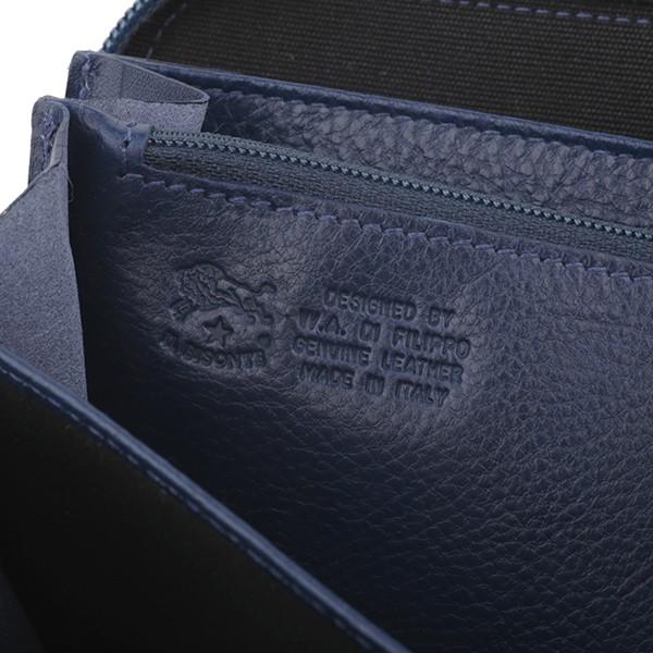 並行輸入 イルビゾンテ 長財布(ラウンドファスナー) ロングウォレット C0442 P 866  ブルー 青 爆買 | IL BISONTE | 08