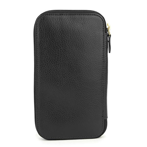 並行輸入 イルビゾンテ  長財布(ラウンドファスナー) ヴァッケッタ C0443 P 153 ブラック 黒 爆買 | IL BISONTE | 01