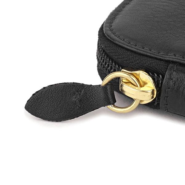 並行輸入 イルビゾンテ  長財布(ラウンドファスナー) ヴァッケッタ C0443 P 153 ブラック 黒 爆買 | IL BISONTE | 06