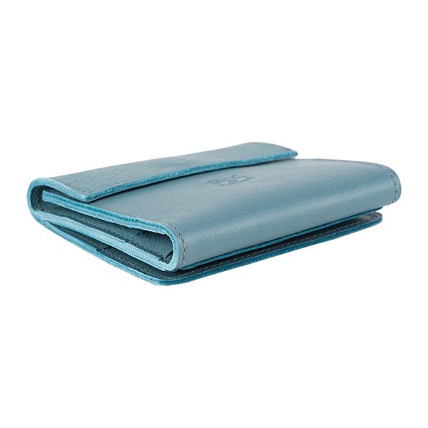 並行輸入 イルビゾンテ  2つ折り財布 ヴァッケッタ C0455 EP 1107 ライトブルー 水色 爆買 | IL BISONTE | 02