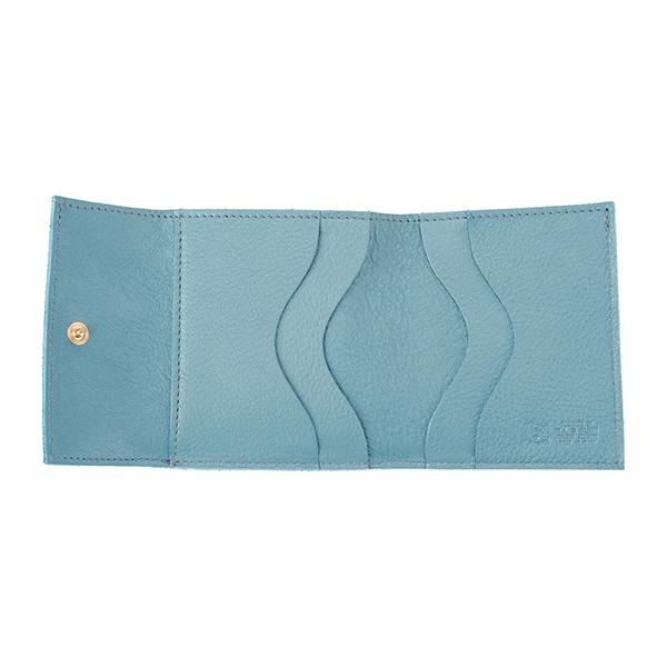 並行輸入 イルビゾンテ  2つ折り財布 ヴァッケッタ C0455 EP 1107 ライトブルー 水色 爆買 | IL BISONTE | 03