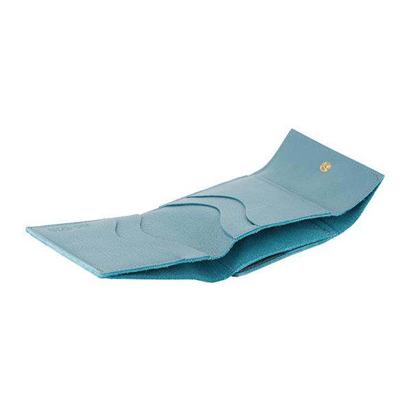 並行輸入 イルビゾンテ  2つ折り財布 ヴァッケッタ C0455 EP 1107 ライトブルー 水色 爆買 | IL BISONTE | 04