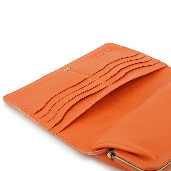 並行輸入 イルビゾンテ  長財布 ヴァッケッタ C0671 P 166 オレンジ 爆買 | IL BISONTE | 06