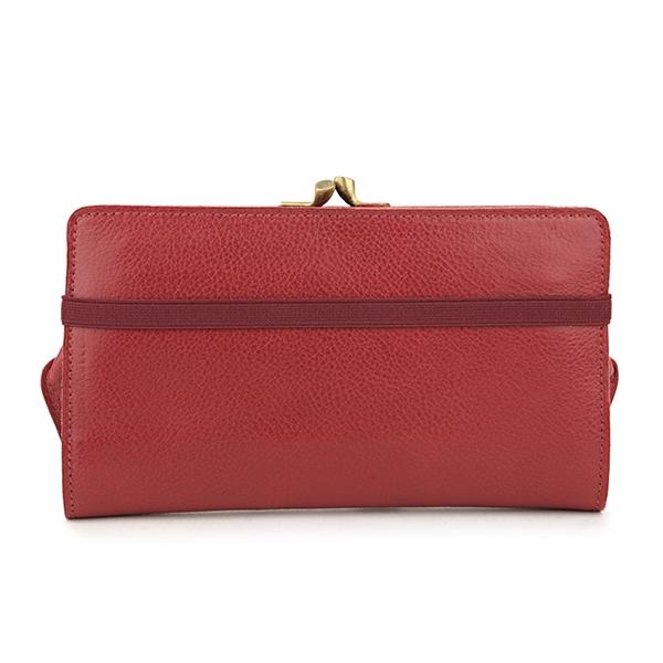 並行輸入 イルビゾンテ  長財布 ヴァッケッタ C0671 P 245 ダークレッド 赤 爆買 | IL BISONTE | 01