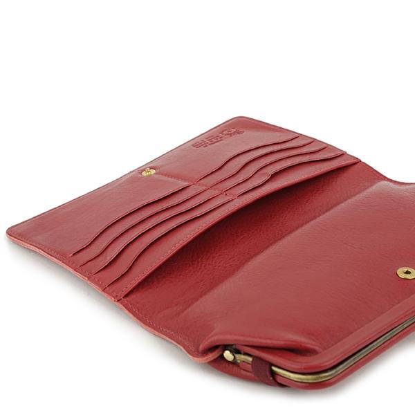 並行輸入 イルビゾンテ  長財布 ヴァッケッタ C0671 P 245 ダークレッド 赤 爆買 | IL BISONTE | 06