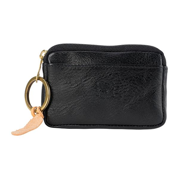 並行輸入 イルビゾンテ コインケース IL BISONTE ヴァッケッタ C0747 P 153ユニセックス ブラック 黒 | IL BISONTE