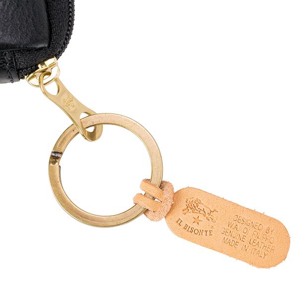 並行輸入 イルビゾンテ コインケース IL BISONTE ヴァッケッタ C0747 P 153ユニセックス ブラック 黒 | IL BISONTE | 08