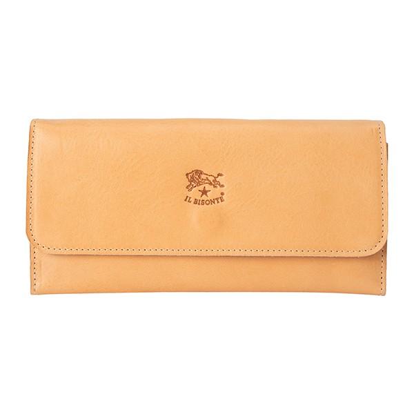 並行輸入 イルビゾンテ  長財布 ヴァッケッタ C0775 P 120 ナチュラル ベージュ系 爆買 | IL BISONTE