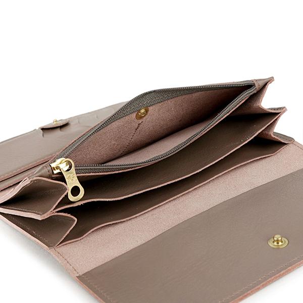 並行輸入 イルビゾンテ 長財布 IL BISONTE ヴァッケッタ C0775 P 618 SCW009 PV0005 GY103ユニセックス グレージュ | IL BISONTE | 04